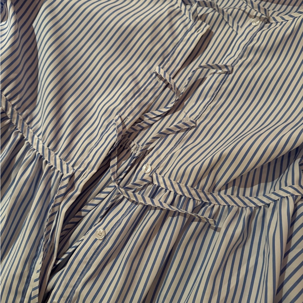 STRIPED TOP / RUFFLES - Picture 2 of 2